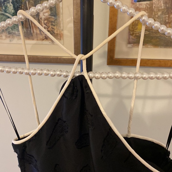 REISS LOREN COLOR-BLOCK DRESS- size 0 - Picture 3 of 10